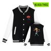 Uniforme de béisbol de manga larga para hombre y mujer, estampado 2D de espantapájaros de Halloween transfronterizo, moda europea y americana, otoño e invierno
