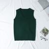 Colete Tricotado Uniforme Jk 2021 Colete de Uniforme Escolar Suéter Liso Simples para Mulheres Peça para Camadas Estilo Europeu e Americano Estilo Universitário