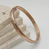 Pulsera Anillo Liso Casual de Acero de Titanio, Suministro Transfronterizo, Pulsera de Acero Inoxidable con Hebilla Lisa, Joyería Dorada Electrochapada que no se Desvanece