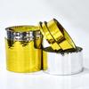 Fita de filme aluminizado de cor sólida dourada prateada BOPP espessada decorativa faça você mesmo embalagem feita à mão fita luminosa