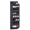 Bolsa de Zapatos de Pared Plegable en Cruz de 8 Capas, Bolsa Colgante Multifuncional de Almacenamiento Detrás de la Puerta, Bolsa de Almacenamiento Organizadora de Artículos Varios Multicapa