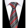 Gravata Listrada Profissional de Negócios Masculina 8cm Gravata de Poliéster Personalizada Feita à Mão Gravata Masculina Fabricante de Gravatas Shengzhou