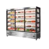 Balcão refrigerado de espetinhos de aço inoxidável armário de pedidos de espetinhos fritos armário de conservação de frescor loja de hot pot armário de engomar picante para hot pot refrigerador de churrasco