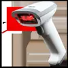 Scanner de Código de Barras Sem Fio Deli 14881S Scanner Portátil para Armazém, Entrega Expressa, Caixa e Coleta de Pagamento