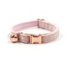 Nuevo Collar para Gato de Venta Caliente Transfronterizo, Collar para Gato Rosa de Terciopelo Miha Boss Princess, Grabado Láser Disponible, Venta al por Mayor