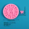Uma Variedade de Moldes de Silicone de Flores Pequenas, Moldes de Silicone para Bolos de Fondant, Flores, Folhas, Decorações de Sobremesas