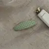 Pinza para el pelo de tela de lunares nueva hecha a mano estilo coreano, Pinza para flequillo, Pasador, Pinza lateral, Pinza bb lateral de lazo