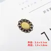 Base de Renda Retrô Adereços de Liga Metálica Acessórios de Cabelo Feitos à Mão Base de Material Porta Vazio Acessórios para Joias DIY