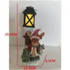 Muñeco de Nieve, Alce, Pingüino de Navidad Escultura, Adornos Luminosos de Resina Hechos a Mano, Decoraciones para la Atmósfera Festiva