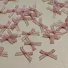 Outono e Inverno Novo Laço de Organza Preto e Branco Renda de Malha Rosa Pequeno Laço Joias para Unhas Acessórios de Unha