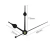 Movimiento de reloj 5168s Accesorios para reloj de pared Movimiento de barrido silencioso para bricolaje Accesorios de movimiento de reloj de cuarzo