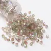Cuentas de Arroz de Doble Punta de Dos Colores Aurora de Súper Alta Calidad de 4 mm, Cuentas Sueltas para Pulsera, Collar, Joyería Hecha a Mano con Cuentas, Accesorios