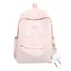 Mochila escolar casual estilo japonés para niñas, adecuada para estudiantes de secundaria, preparatoria y universidad, mochila ligera de viaje