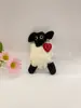 Muñeca Colgante de Fieltro de Lana Hecha a Mano Nepalí Linda Oveja Conejo Llavero Cadena de Bolso Decoración de Bolso Producto Terminado