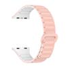 Para Apple Apple iwatch Correa de Reloj Tres Tiras Silicona Magnética Generación S10 Universal S9 Correa de Dos Colores