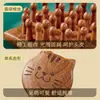 Pente de Massagem de Sândalo Natural Gato Unha Couro Cabeludo Meridianos Massagem Pente Portátil Pente de Cabelo Terapia Capilar Presente Pente de Madeira