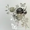 Fabricante Original Pegatinas Rasca-Fácil Lámina Plateada Flores de Navidad Velas Pegatinas Rasca-Fácil Retro Pegatinas Lámina Dorada Sensibles a la Presión Transferencia en Frío