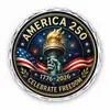 Posavasos Acrílico Conmemorativo del 250 Aniversario Americano Posavasos Vintage Resistente al Calor para Sala de Estar Posavasos Aislado de Vidrio Orgánico