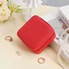 Almacenamiento de Joyas Caja de Joyas Portátil Desmontable para Viaje Estilo Coreano Simple y Exquisita Caja para Anillos Caja de Almacenamiento para Anillos y Collares