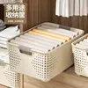 Cesta para Snacks y Artículos Varios, Cesta de Plástico para Almacenamiento Doméstico, Caja Organizadora para Gabinete de Cocina, Caja Organizadora de Ropa para Armario de Dormitorio
