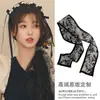 Diadema de Cabeza de Oso Estilo Yuxu Xin de Restaurante Chino con un Toque de Alta Gama, Diadema con Lazo de Cinta, Estilo Nuevo, Accesorio para el Cabello Elegante y Lujoso