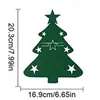 Tapete de mesa de feltro transfronteiriço porta-talheres para faca e garfo saco para talheres decoração de mesa de festa jantar cozinha decoração Decoração de Natal
