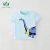 Camisetas de Verano de Manga Corta para Niños Estilo Europeo y Americano Camisetas de Manga Corta Camisetas para Niños en Stock Venta al por Mayor Camisetas de Algodón de Cuello Redondo para Niños