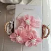 Conjunto de Dos Piezas de Accesorios Florales para el Cabello y Calcetines Chicbaby para Niños Estilo Coreano Set de Diadema Grande de Flor Adorno Dulce para Niñas