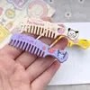 Grampo de Cabelo Pente de Cachorrinho Desenho Animado, Estilo Celebridade da Internet, Grampo Fofo de Cachorrinho Canela para Franja, Ferramenta de Penteado, Presilha, Acessório de Cabelo