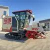 Cosechadora de Trigo y Arroz Tipo Oruga Wode de 135 HP Totalmente Alimentada, Cosechadora de Doble Propósito para Condiciones Secas y Húmedas