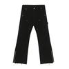 Calça Jeans Rasgada Nirben Denim com Zíper Americano Estilo Retro Moda Casual Masculina