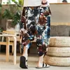 Pantalones de Elefante Tailandeses para Hombre Estilo Chino talla extra Capri Moda Marca Pantalones de Playa Tailandeses Pantalones de Rábano Dai Birmanos Shorts
