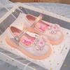 Zapatos de Princesa para Niñas para Primavera y Otoño, Zapatos Pequeños de Cuero con Suela Suave y Lentejuelas, Zapatos de una Sola Pieza con Estilo para Niñas, Adecuados para Actuaciones de Baile, Zapatos Infantiles