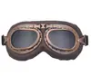 Óculos de Motocicleta Vintage | Óculos de Aviador Steampunk Retro para Capacete Aberto | Óculos Protetores Anti-Vento e Poeira para Scooter, ATV e Cruiser