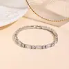 Pulsera de Zirconia Kenjay Fanie Lujo Ligero Estilo Ins para Mujer Moda Nuevo Estilo Moda Personalizada Chapada en Oro Pulsera Versátil para el Día a Día
