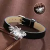 Pulseira Única e Estilosa em Forma de Abelha com Zircônia, com um Estilo Descolado e Moderno para Mulheres, Venda Direta do Fabricante, Exclusivamente para Fornecimento Transfronteiriço