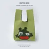 Ins Celebridade da Internet Nova Bolsa de Tricô Estilo Animal Fofo Bolsa Colete Bolsa Feminina Estilo Japonês e Coreano Versátil Bolsa de Tricô para Exterior