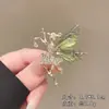 Broche para Traje, Flor de Pecho Anti-Exposición con Lazo, Pin de Pecho de Verano, Botón Anti-Exposición para Camisa sin Coser, Imperdible Versátil