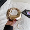 Bolsas para Mujer Transfronterizas, Nuevas Bolsas Mini tipo Caja de Alta Gama Europeas y Americanas, Bolsos de Acrílico Color Caramelo en Forma de Media Luna, Bolsos Cruzados con Cadena