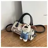 Bolso Boston de Dibujos Animados de Cachorro Transfronterizo, Gran Capacidad, Bolso de Mano de Moda y Versátil para el Trabajo, Bolso Cruzado Lindo y Moderno de Nicho