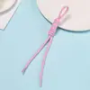 Acessórios de Tecelagem para Cordão Sanduíche de Poliéster Enfeites Manuais DIY Pingente de Brinquedo de Pelúcia Dopamina Estilo Dopamina