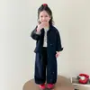 Conjunto de Mezclilla para Niñas Otoño 2026 Nueva Moda Elegante Versión Coreana Casual Fresco Conjunto de Dos Piezas para Niños Mayores