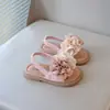 Pantuflas Planas para Niñas de Primavera y Otoño, Nuevos Zapatos de Moda Versátiles para Exteriores, Zapatos de Playa Suaves para Niñas