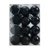 Item Popular Transfronteiriço: 24 Bolas de Natal de Plástico Galvanizado de 3cm, Bolas Decorativas Brilhantes, Bolas Foscas, Enfeites para Pendurar na Árvore de Natal