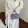 Bolsa Almofada Exquisita, Moderna e Fashion, Bolsa de Boliche Elegante Estilo Coreano, Bolsa Tote Pequena Versátil para Ombro e Transversal