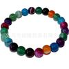 Amatista Cuarzo Rosa Ágata Ojo de Tigre Turquesa Piedra Natural Cristal Hecho a Mano Pulsera de Cuentas Pulsera Puesto Callejero Estilo Caliente Venta al por Mayor