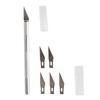 Cortador de metal para tallado de papel, cuchillo de aleación de aluminio para lápiz, tallado de papel, tallado de película para teléfono móvil hecho a mano, bricolaje, cuchillo para tallado de cuentas a mano, bolígrafo.