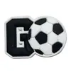 Serie de Fútbol Transfronteriza Charms de Zapato de Goma Suave de PVC Accesorios para Zapatos Crocs, Accesorios de Zapato de Club de la Copa del Mundo
