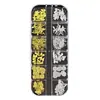 Nueva Caja de Rhinestones para Uñas Artísticas de Moda con 12 Compartimentos con Mariposa Mixta, Candado Dorado, Corazón Hueco, Estrella de Cinco Puntas y Remaches Decoraciones para Uñas