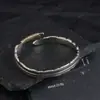 Pulsera de Pluma de Cola Dorada Vintage para Hombre Pulsera Sólida Personalizada de Moda Joyería para Hombre Pulsera de Pluma de Plata Tailandesa de Imitación